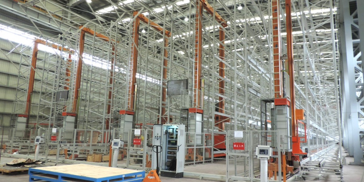 航運船舶行業(yè)堆跺機全自動化立體倉庫