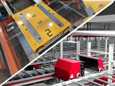 智能倉(cāng)庫(kù)內(nèi)四向穿梭車(chē)與多層穿梭車(chē)機(jī)器人有什么差異