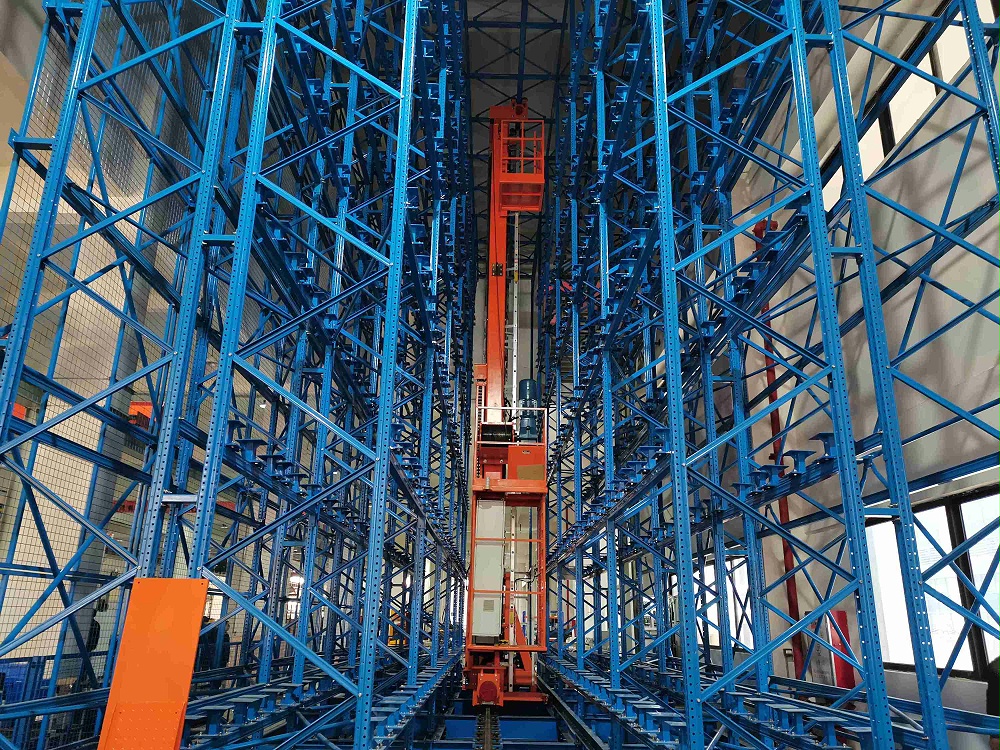 雙伸位堆垛機立體倉庫 雙伸位堆垛機立體倉庫